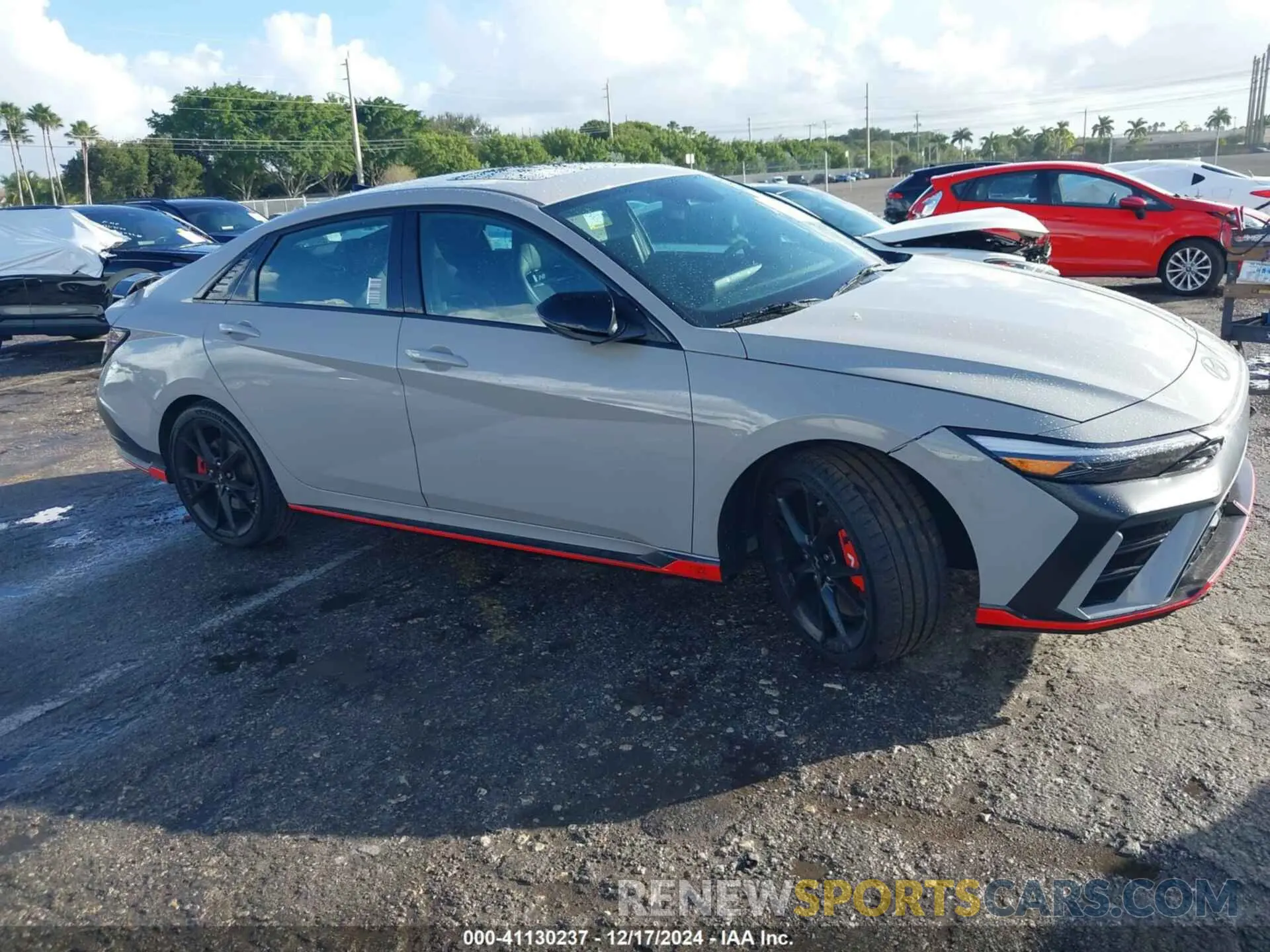 1 Photograph of a damaged car KMHLW4DKXSU023713 HYUNDAI ELANTRA N 2025