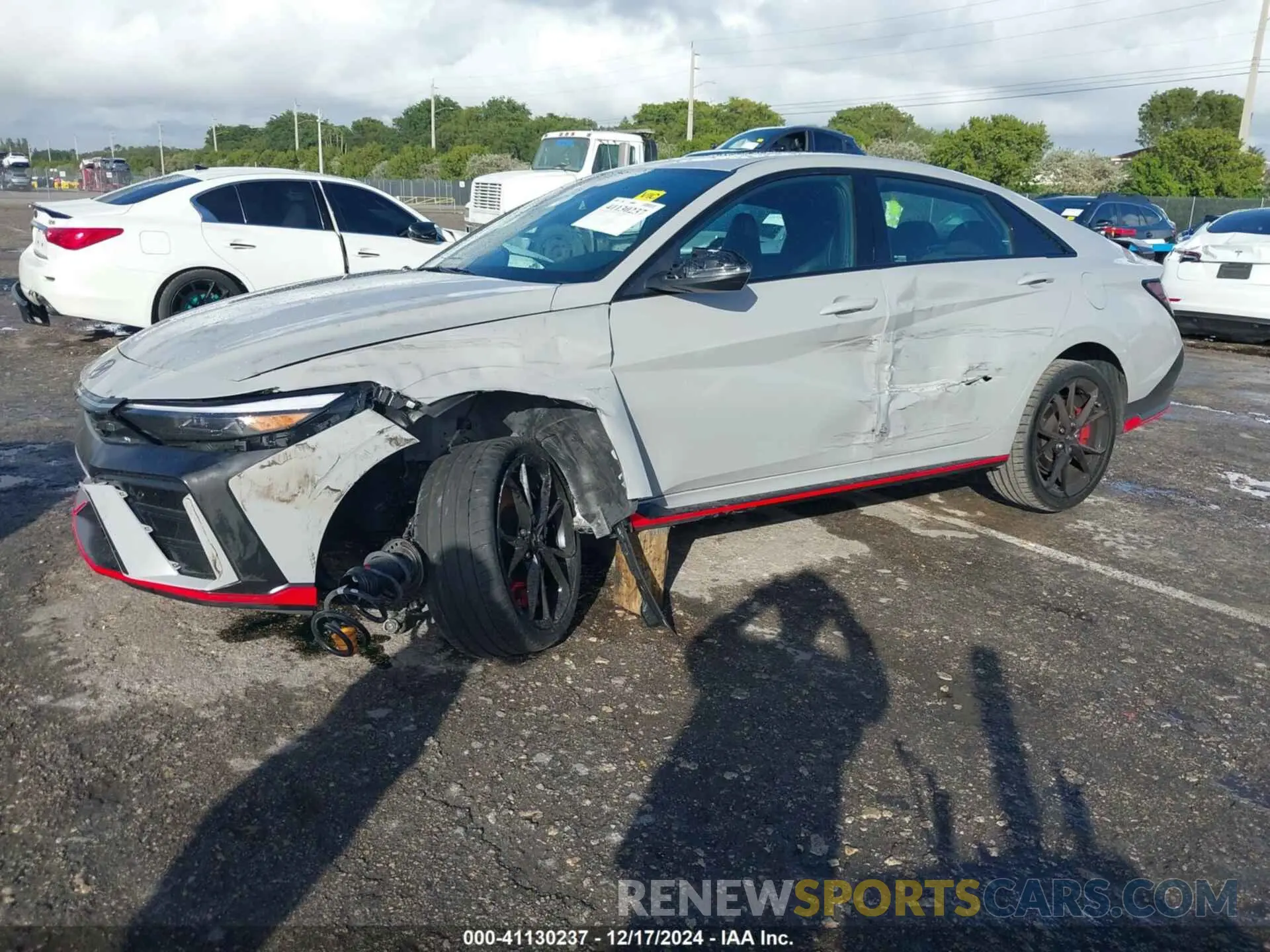 2 Photograph of a damaged car KMHLW4DKXSU023713 HYUNDAI ELANTRA N 2025