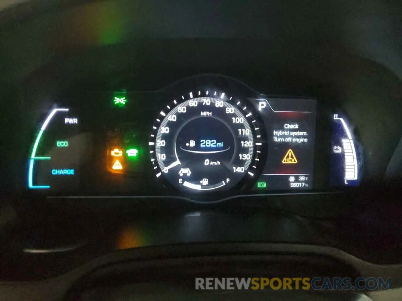 9 Photograph of a damaged car KMHC05LC6KU107660 HYUNDAI IONIQ 2019