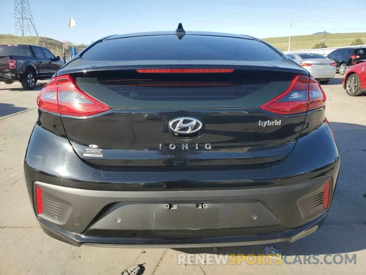 6 Photograph of a damaged car KMHC05LC7KU114844 HYUNDAI IONIQ 2019