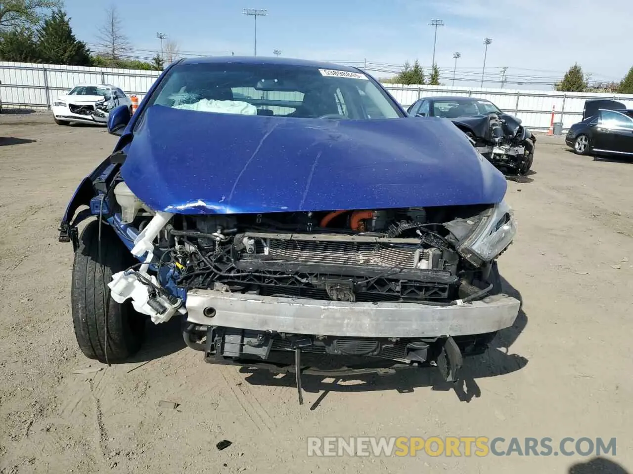 5 Photograph of a damaged car KMHC65LC0KU134755 HYUNDAI IONIQ 2019