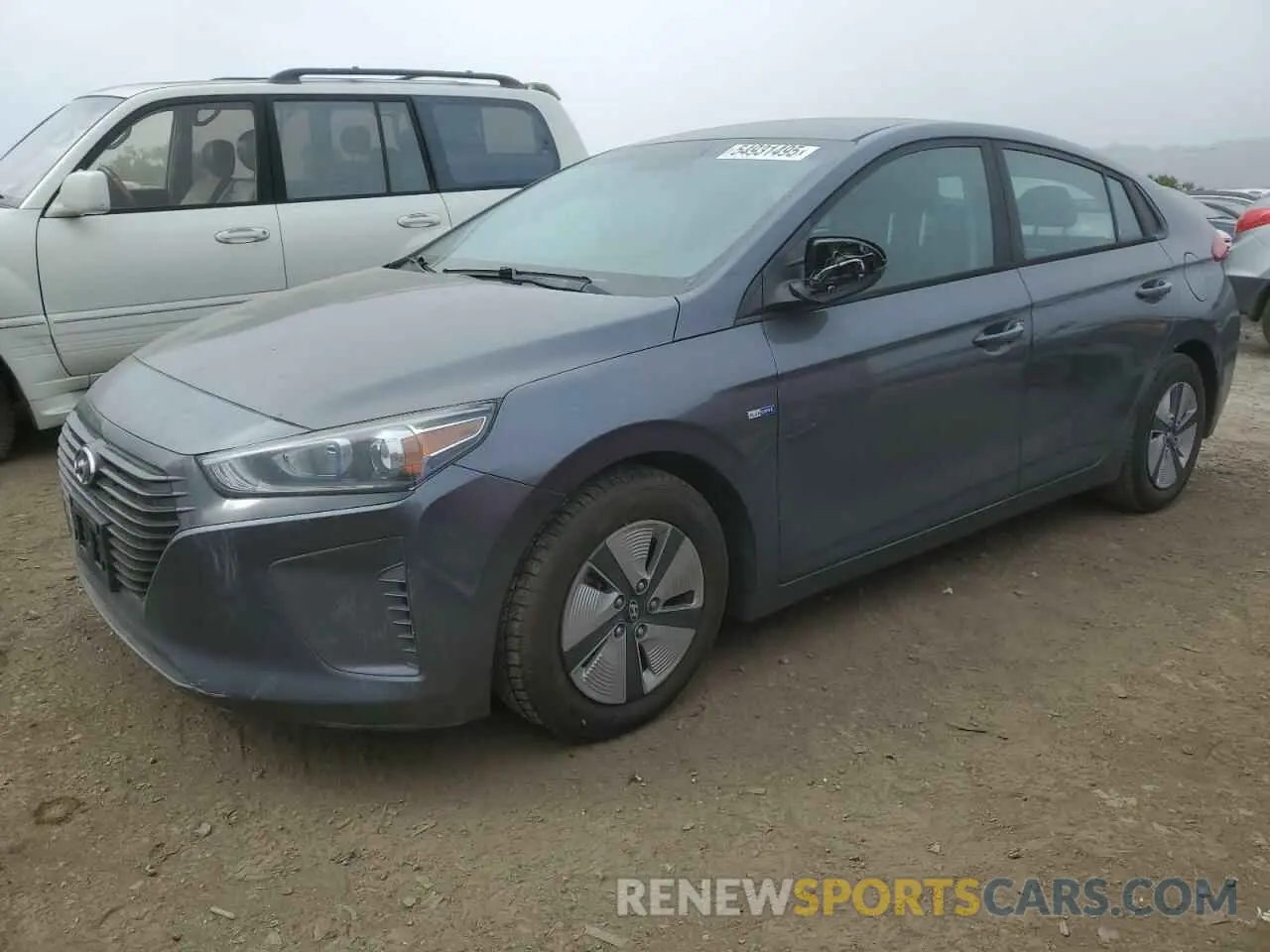 1 Photograph of a damaged car KMHC65LC0KU176049 HYUNDAI IONIQ 2019