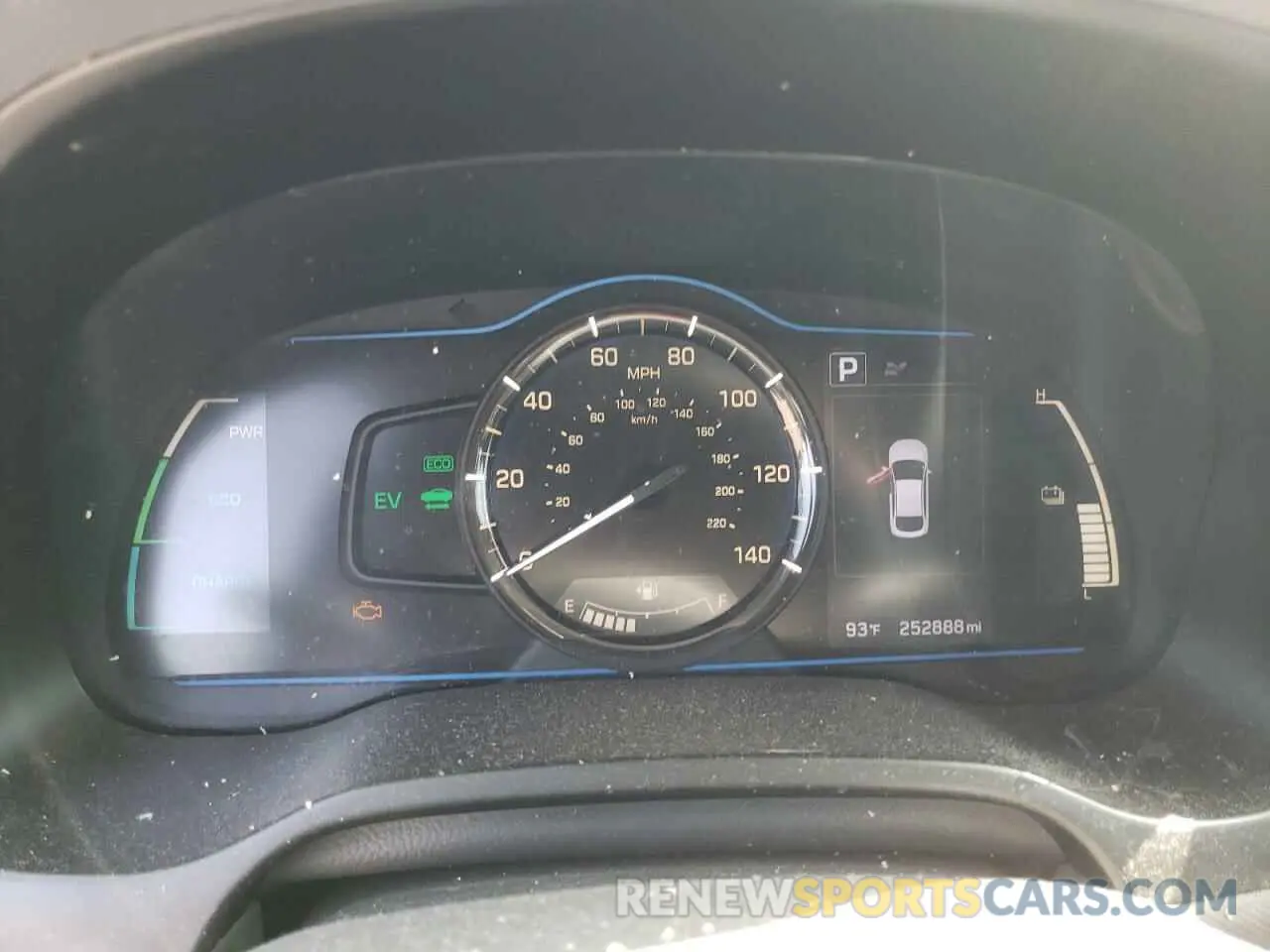 9 Photograph of a damaged car KMHC65LC1KU176027 HYUNDAI IONIQ 2019