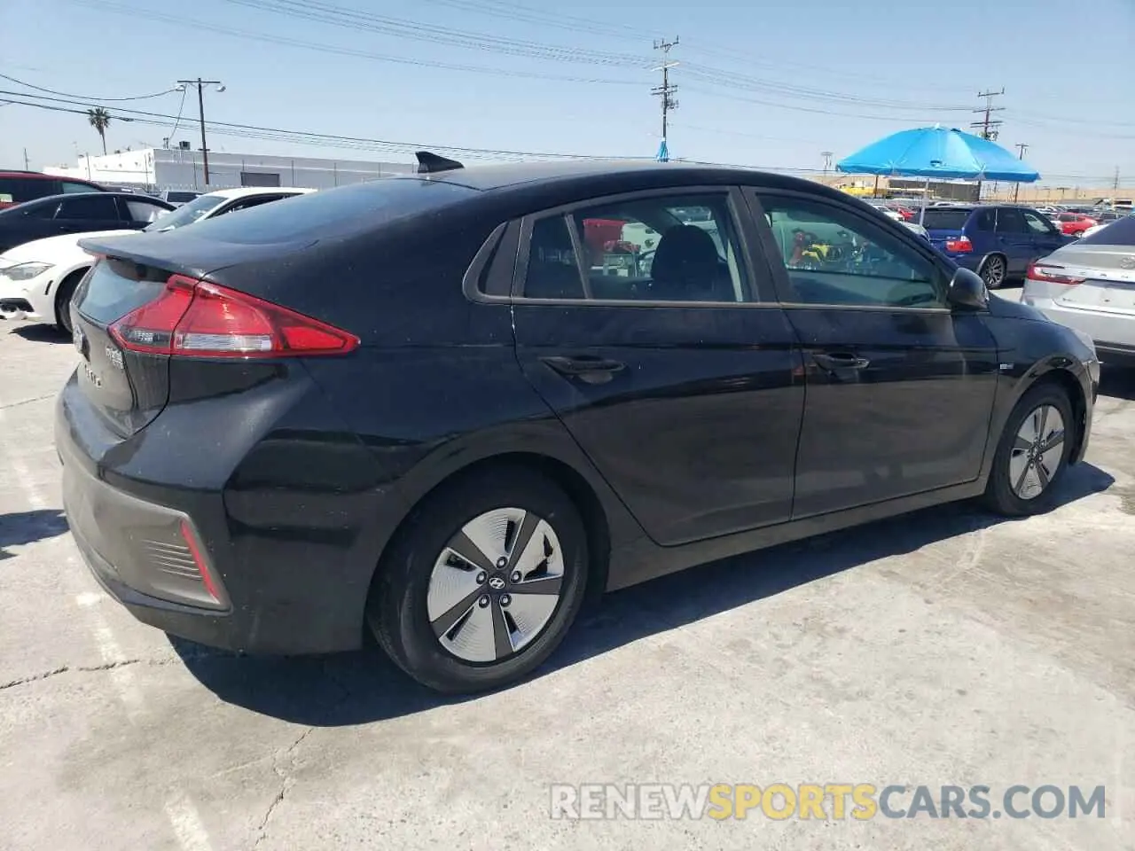3 Photograph of a damaged car KMHC65LC2KU174349 HYUNDAI IONIQ 2019
