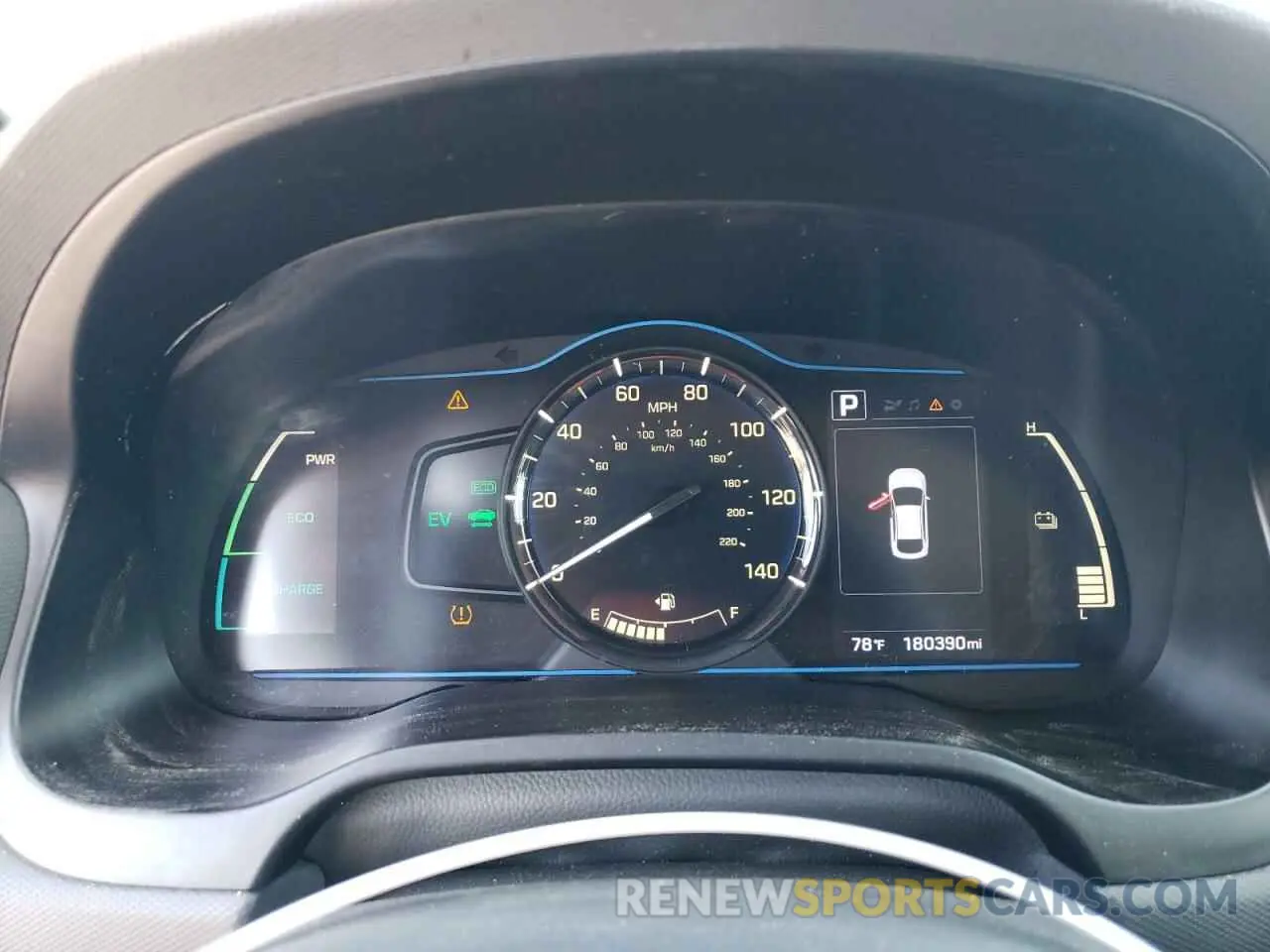 9 Photograph of a damaged car KMHC65LC2KU174349 HYUNDAI IONIQ 2019