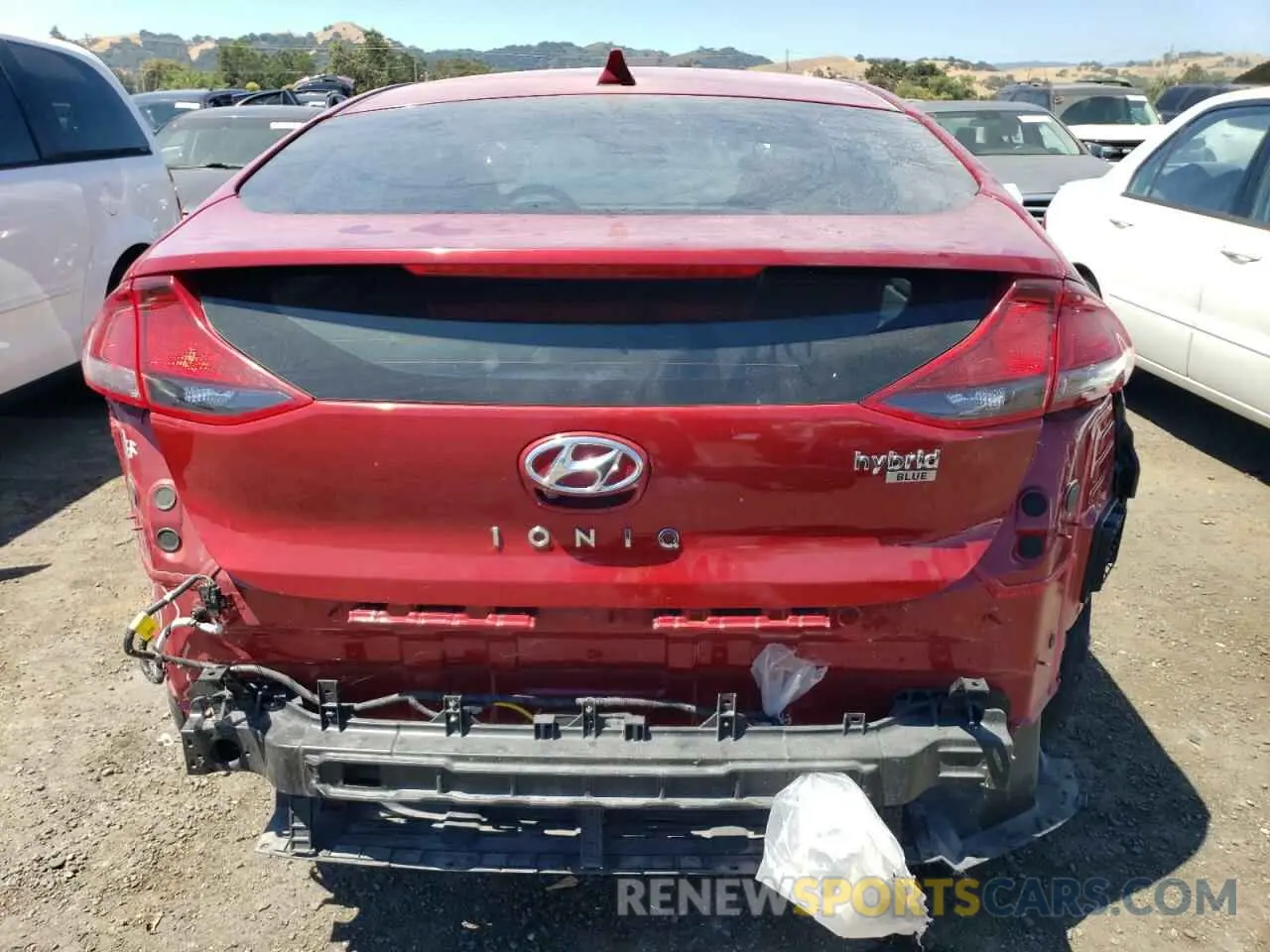 6 Photograph of a damaged car KMHC65LC2KU179938 HYUNDAI IONIQ 2019