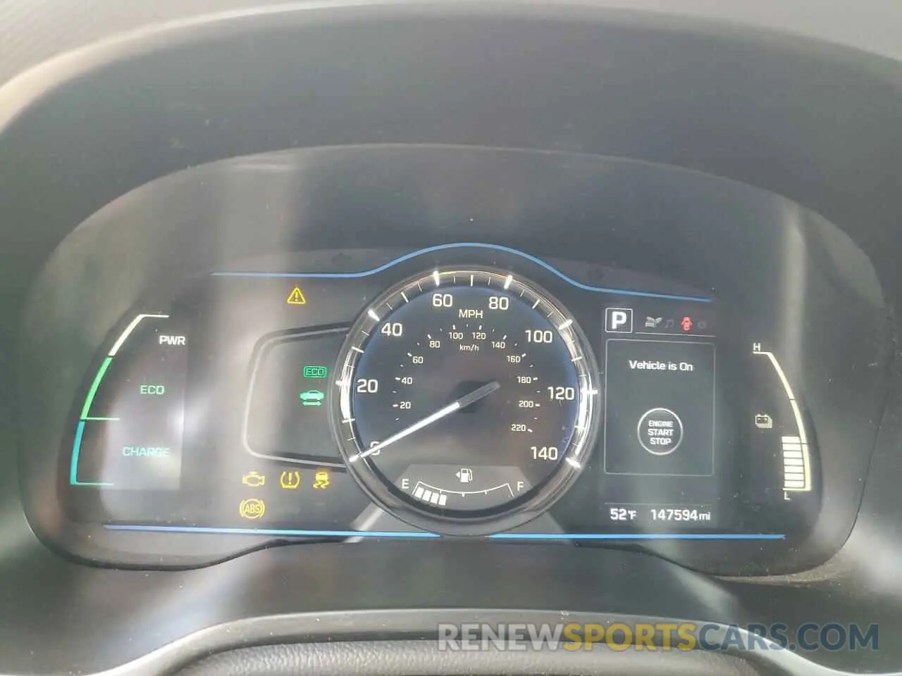 9 Photograph of a damaged car KMHC65LC3KU168995 HYUNDAI IONIQ 2019