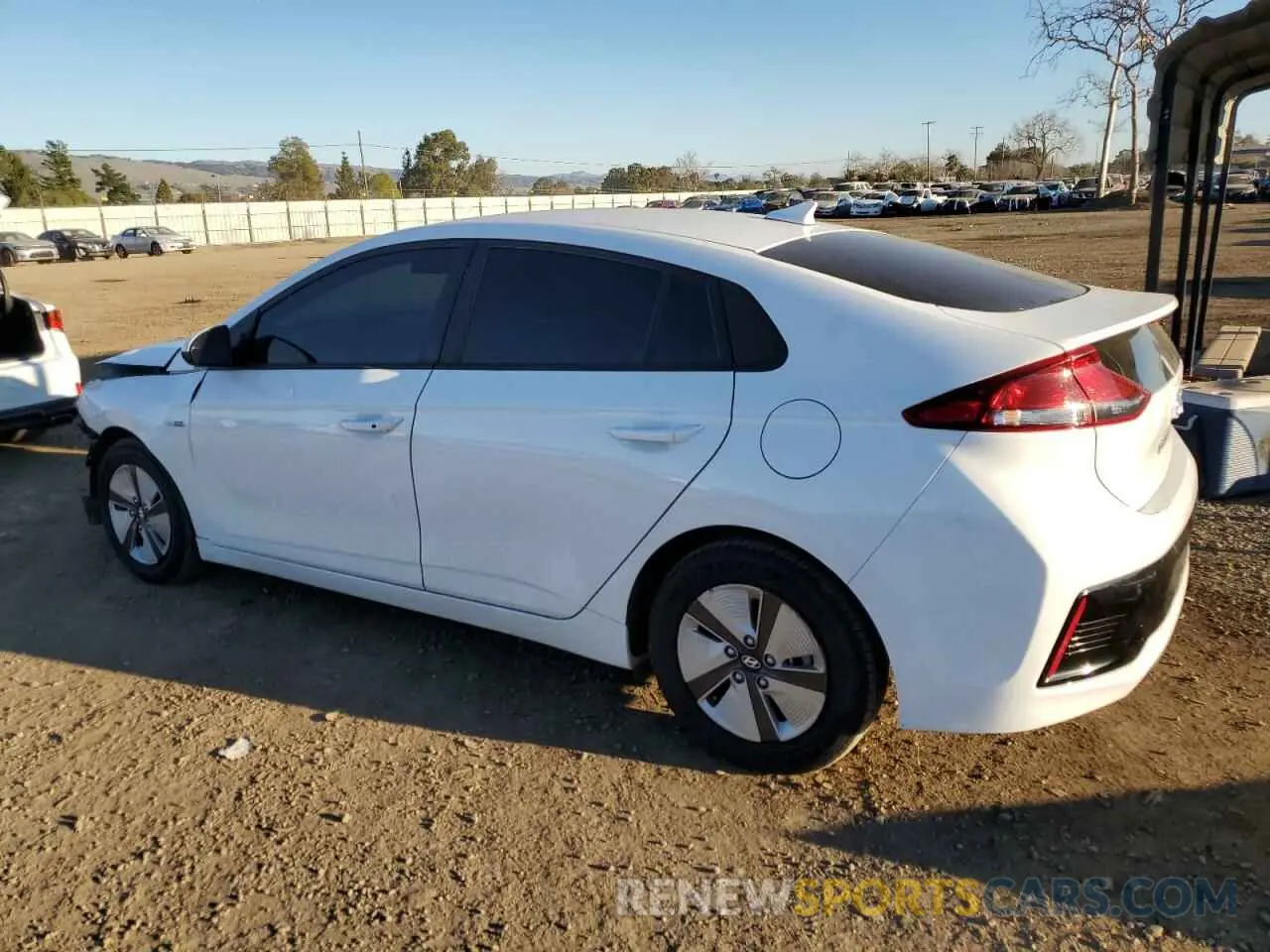 2 Photograph of a damaged car KMHC65LC3KU178720 HYUNDAI IONIQ 2019