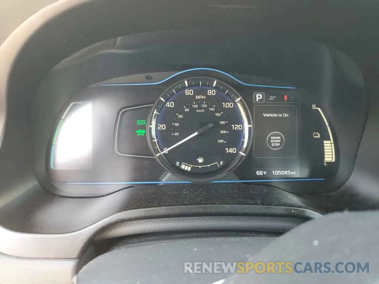 9 Photograph of a damaged car KMHC65LC4KU125489 HYUNDAI IONIQ 2019