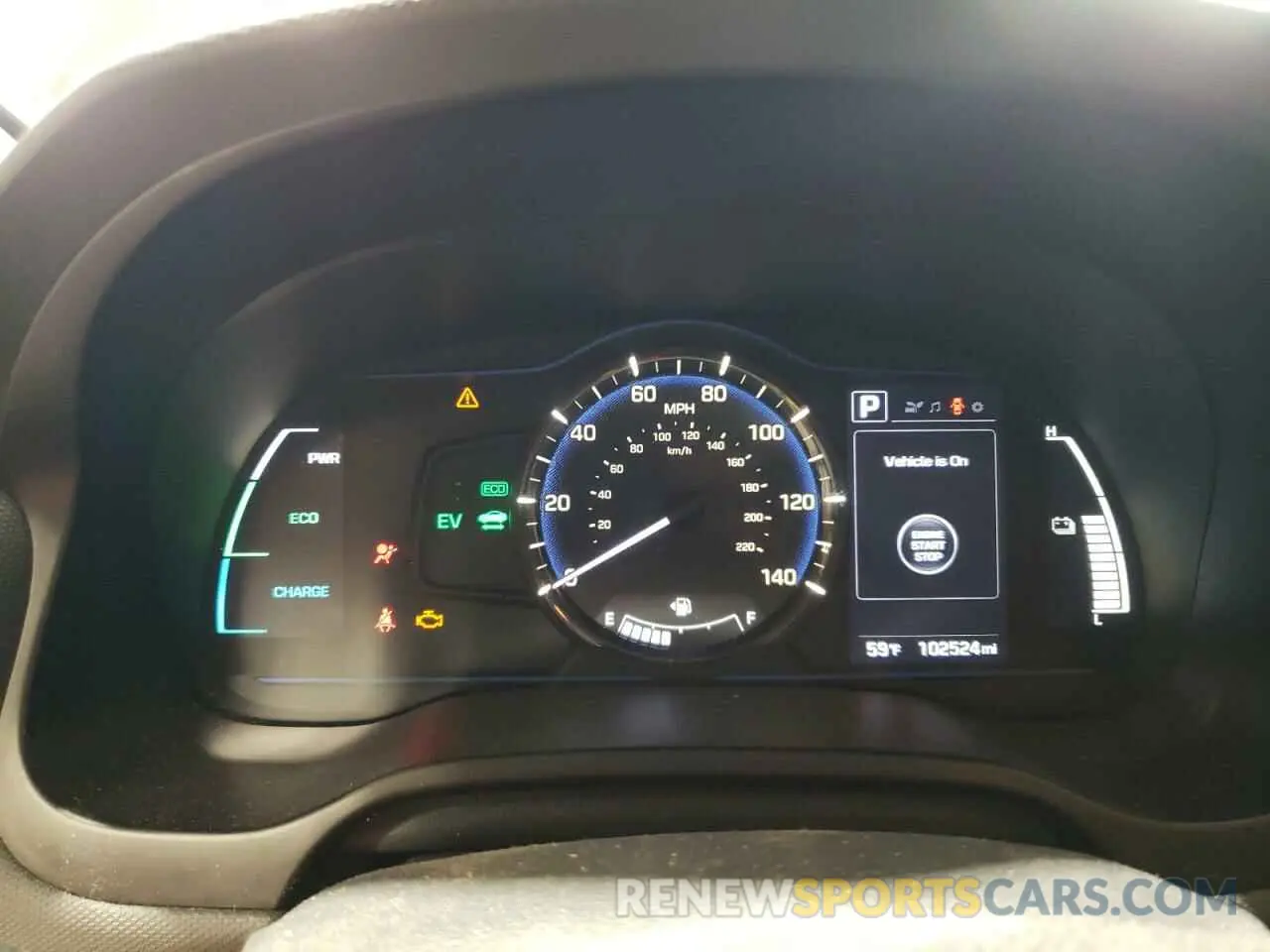9 Photograph of a damaged car KMHC65LC4KU149386 HYUNDAI IONIQ 2019