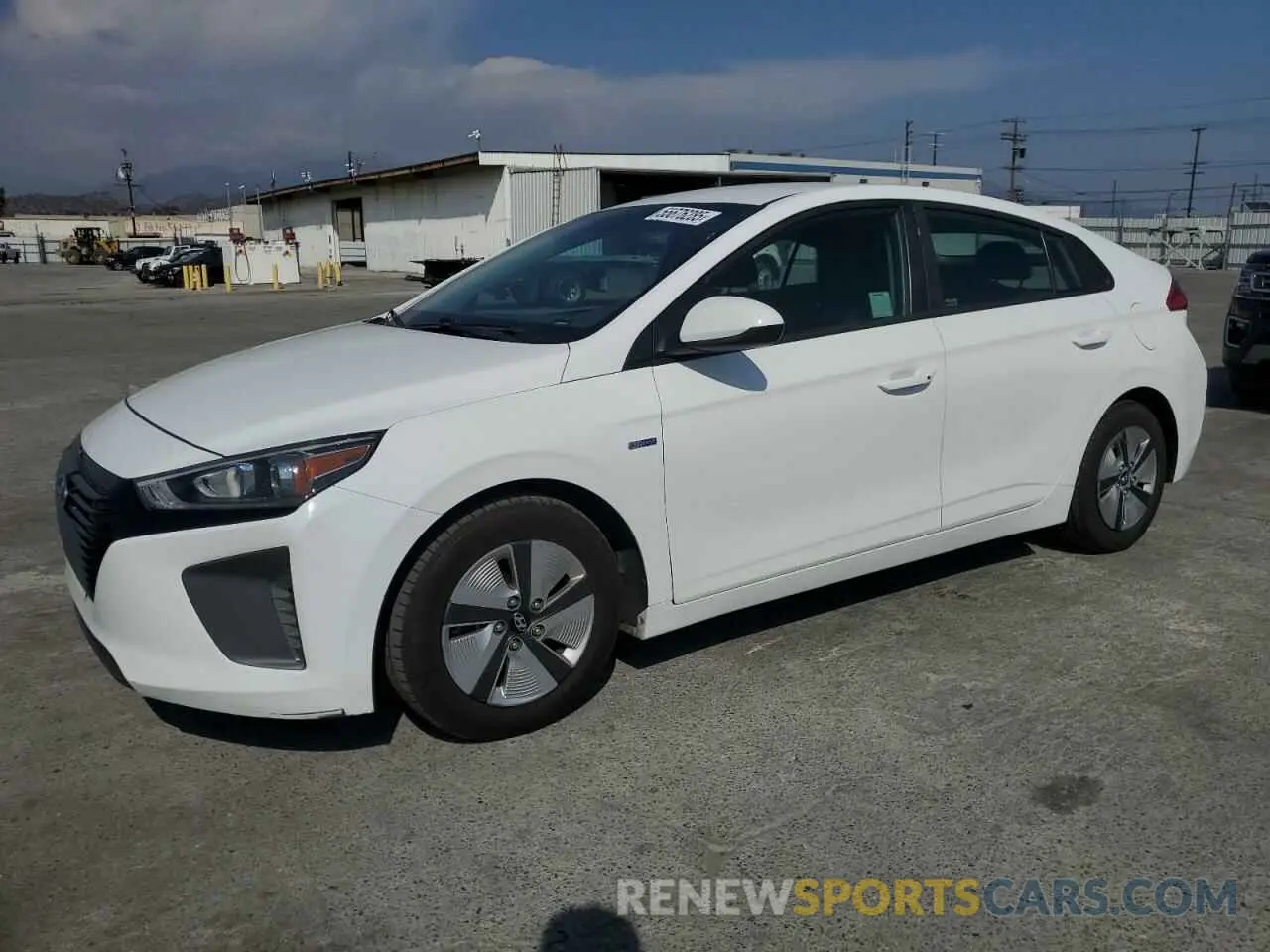 1 Photograph of a damaged car KMHC65LC4KU178841 HYUNDAI IONIQ 2019