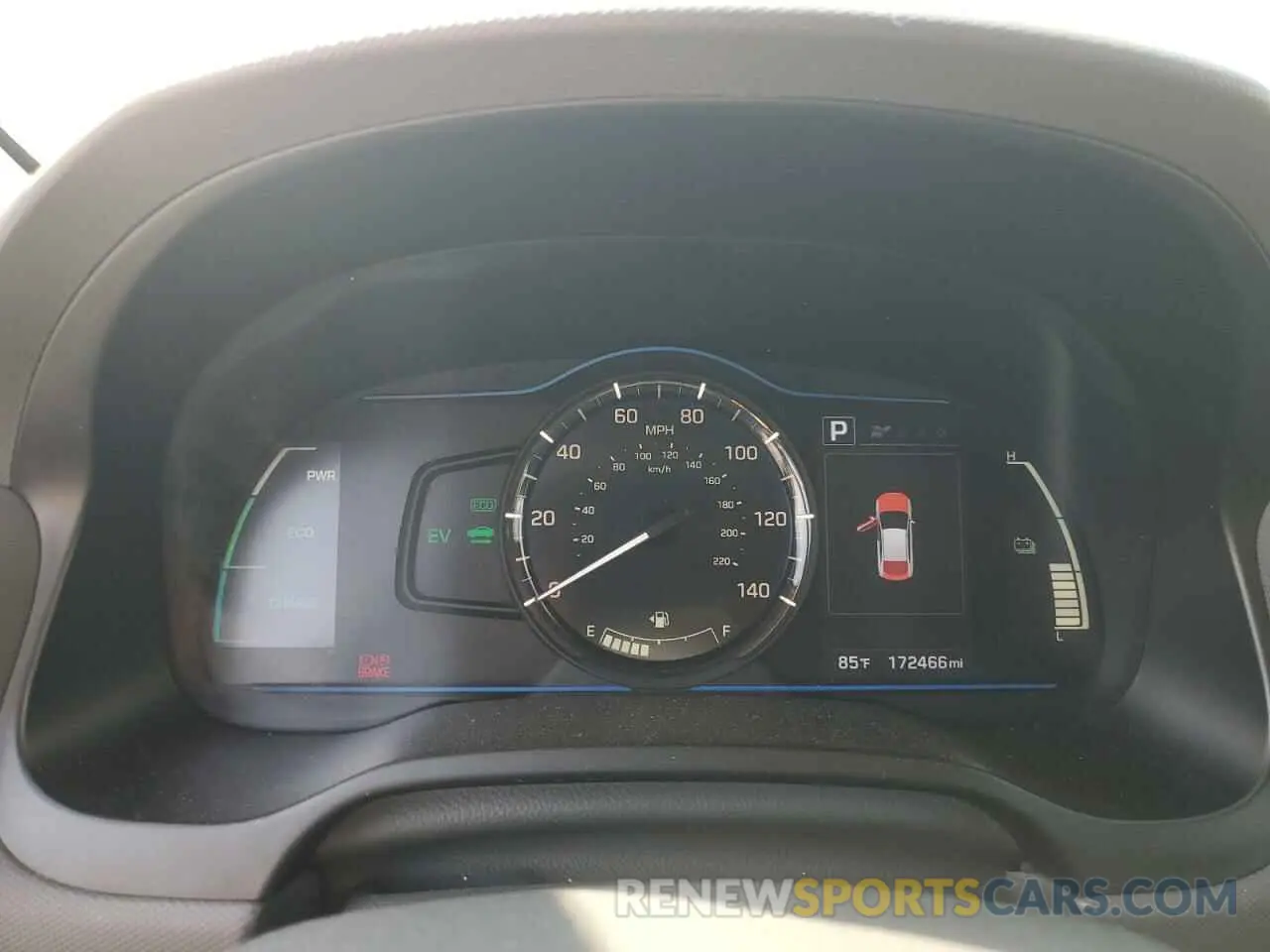 9 Photograph of a damaged car KMHC65LC4KU178841 HYUNDAI IONIQ 2019