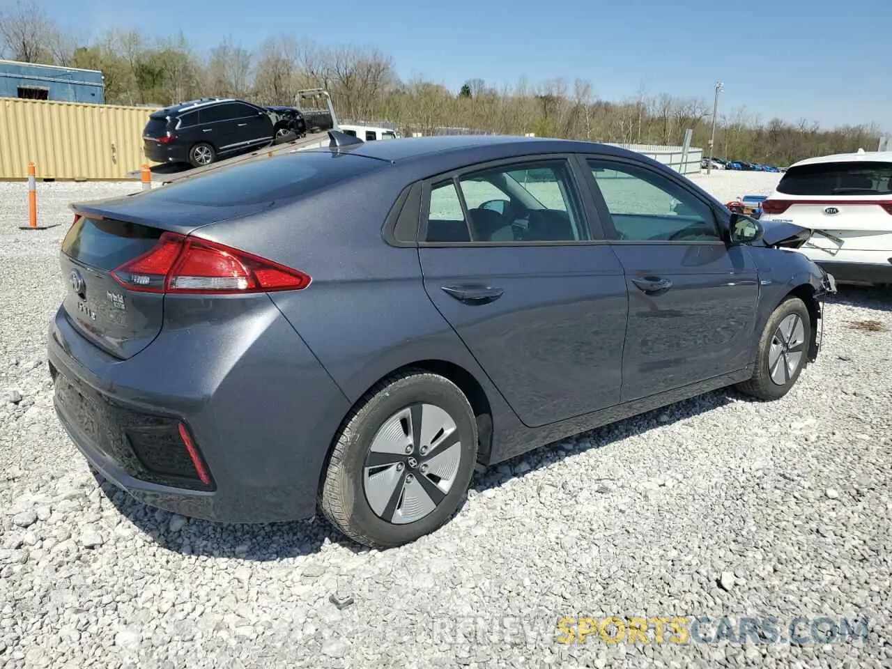 3 Photograph of a damaged car KMHC65LC5KU158873 HYUNDAI IONIQ 2019