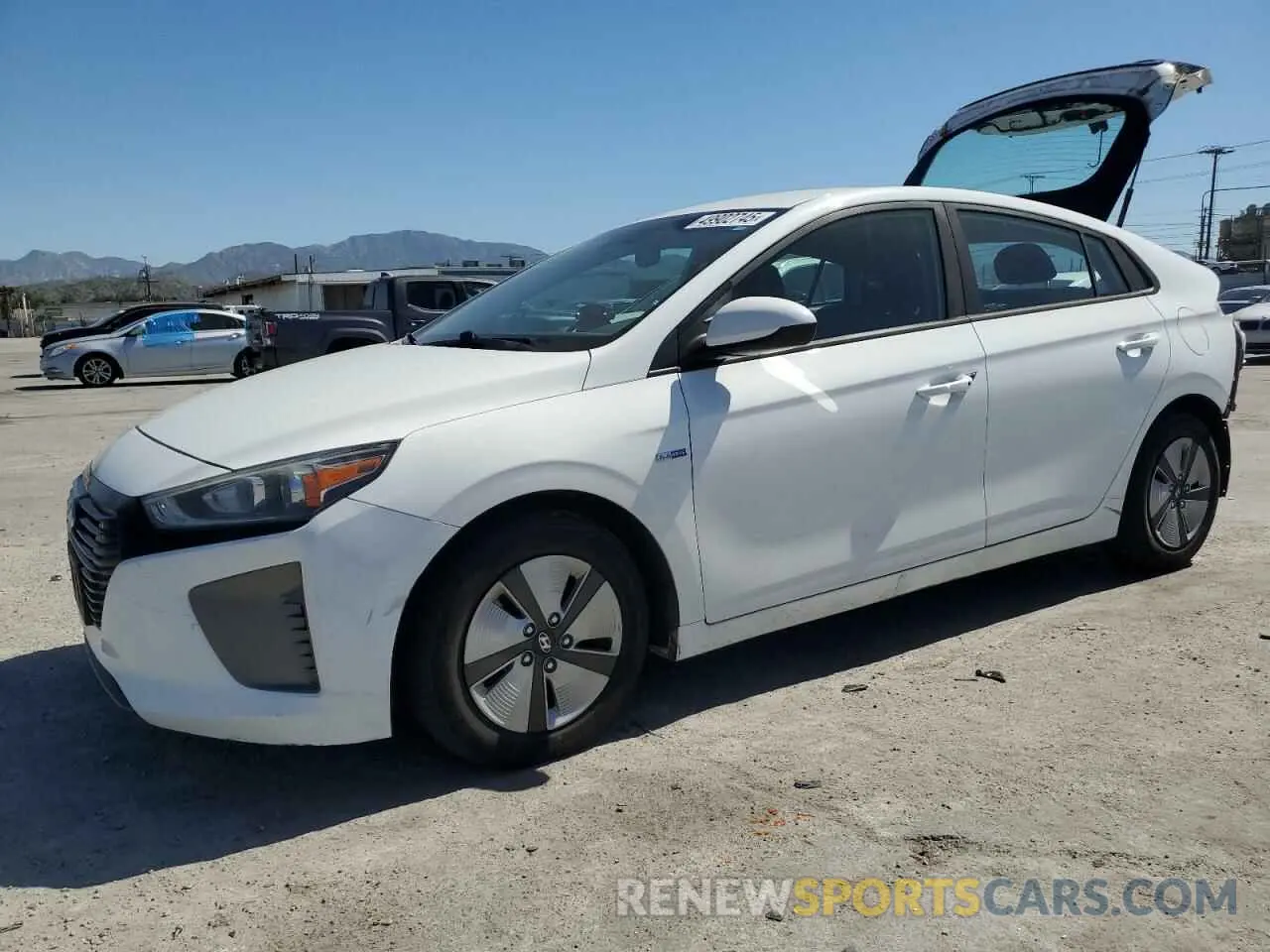 1 Photograph of a damaged car KMHC65LC5KU179366 HYUNDAI IONIQ 2019