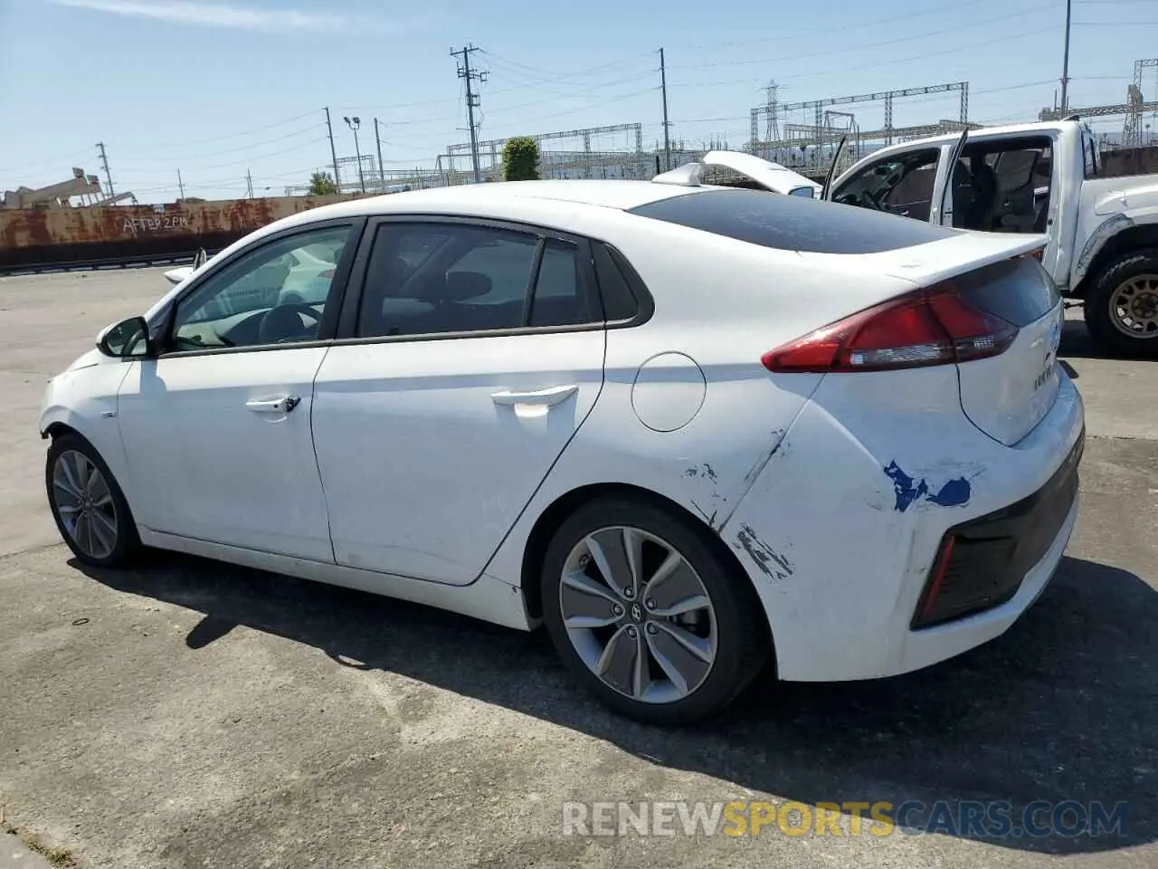 2 Photograph of a damaged car KMHC65LC6KU124599 HYUNDAI IONIQ 2019