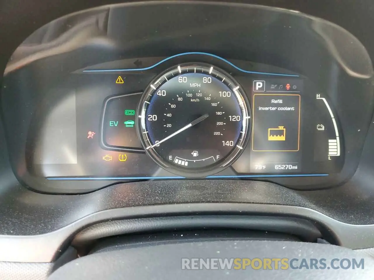 9 Photograph of a damaged car KMHC65LC6KU124599 HYUNDAI IONIQ 2019