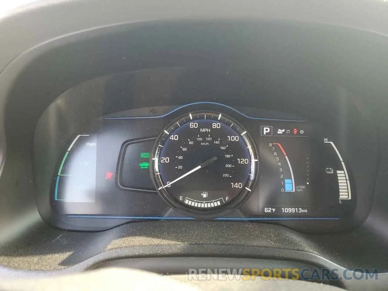 9 Photograph of a damaged car KMHC65LC8KU119680 HYUNDAI IONIQ 2019
