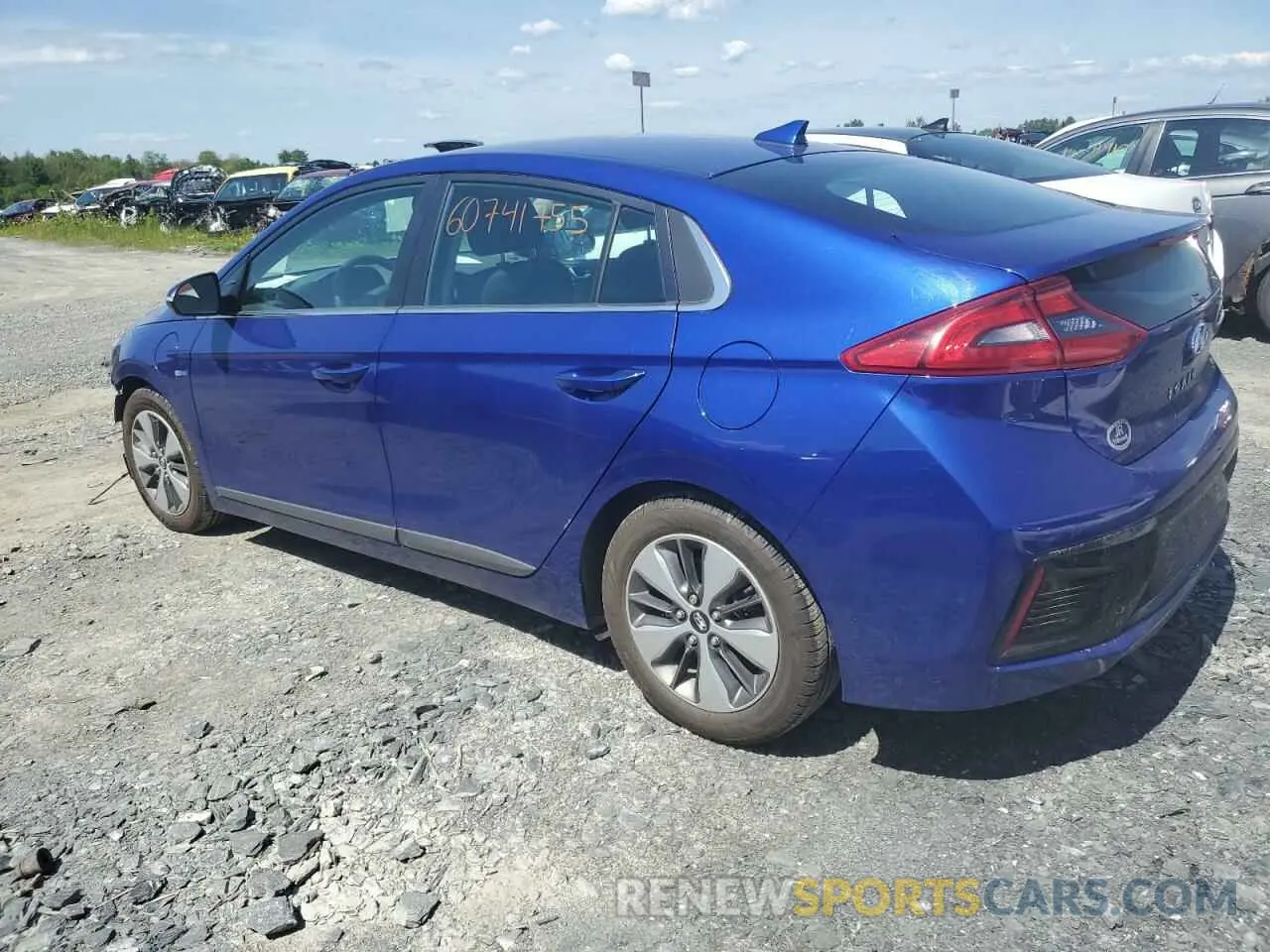 2 Photograph of a damaged car KMHC65LD7KU145180 HYUNDAI IONIQ 2019