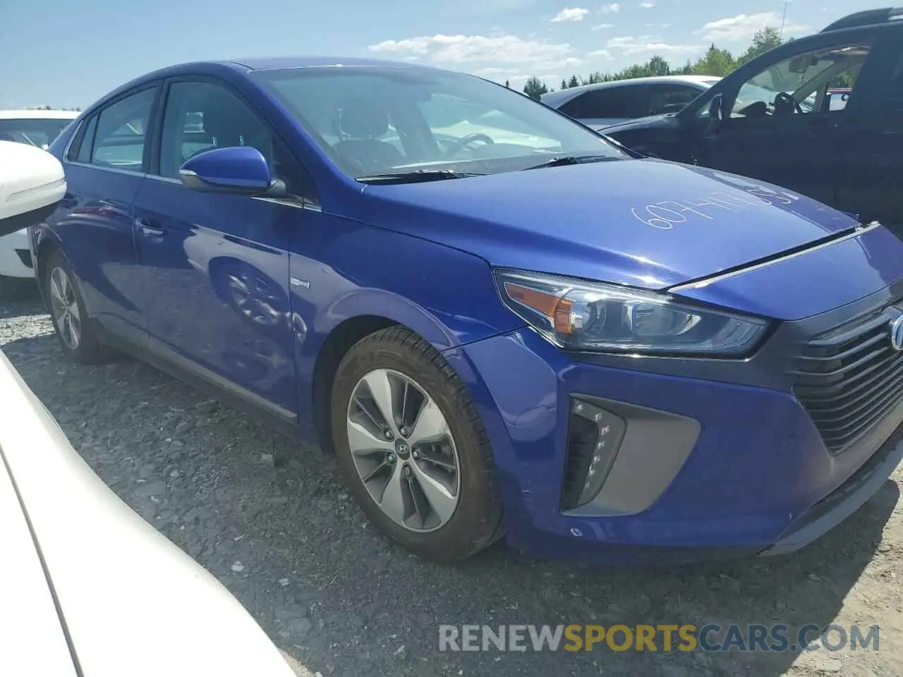 4 Photograph of a damaged car KMHC65LD7KU145180 HYUNDAI IONIQ 2019
