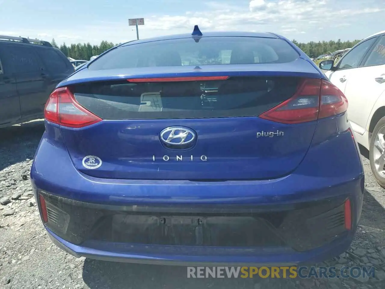 6 Photograph of a damaged car KMHC65LD7KU145180 HYUNDAI IONIQ 2019