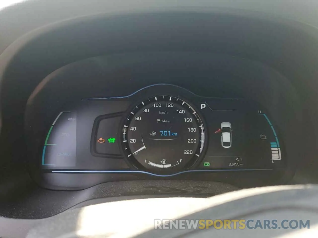 9 Photograph of a damaged car KMHC65LD7KU145180 HYUNDAI IONIQ 2019