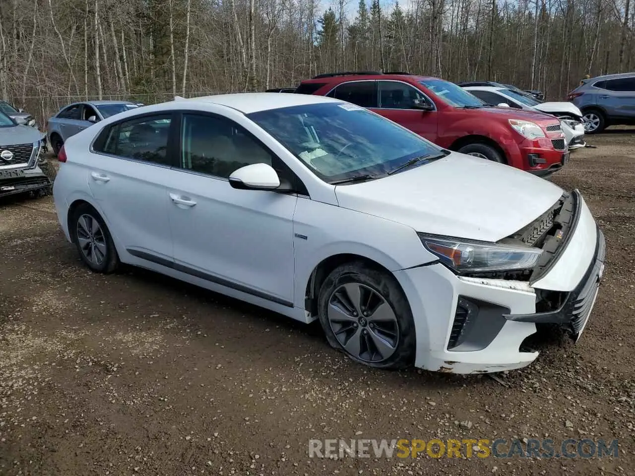 4 Photograph of a damaged car KMHC65LD8KU107201 HYUNDAI IONIQ 2019