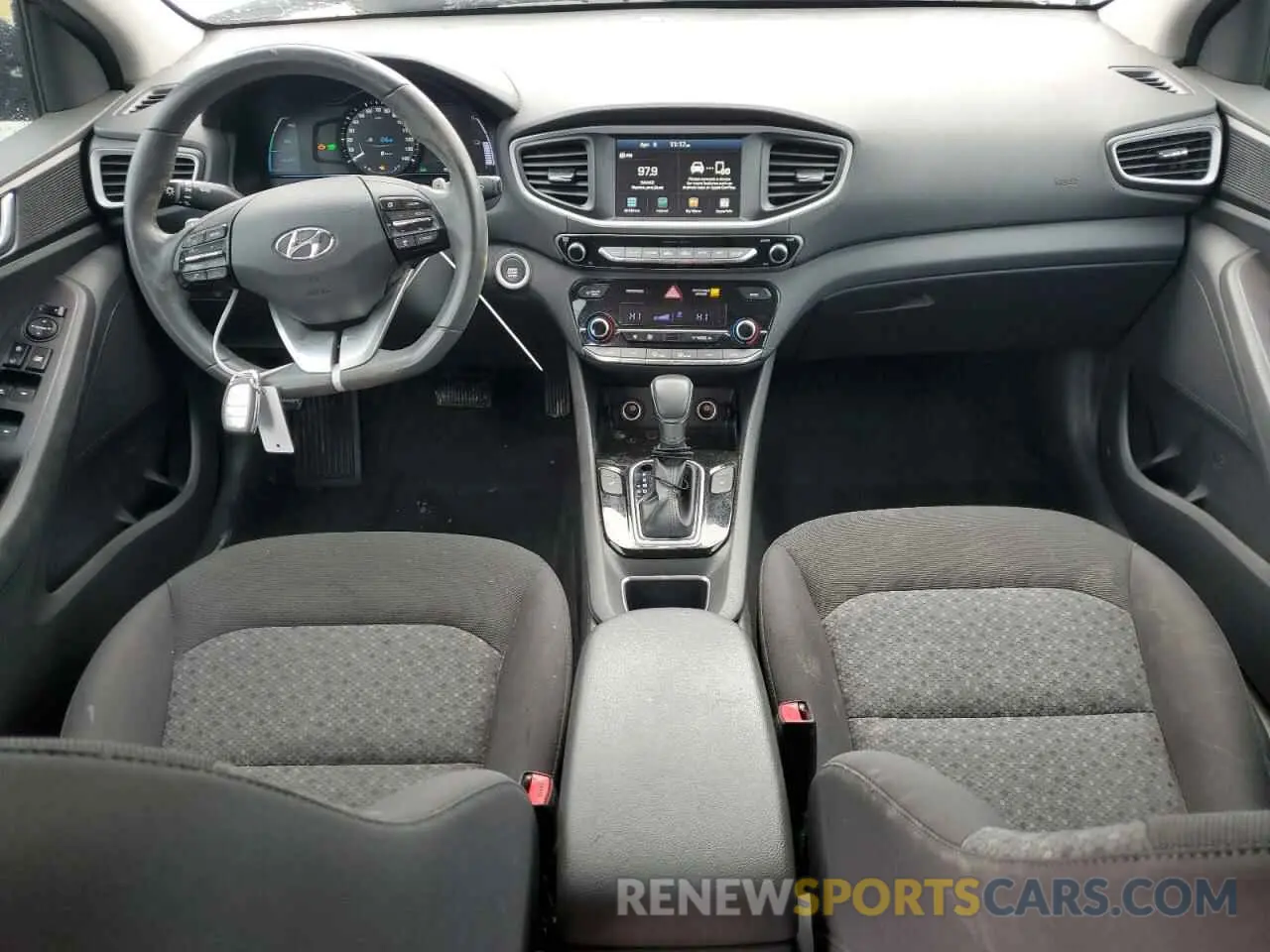 8 Photograph of a damaged car KMHC75LC0KU134817 HYUNDAI IONIQ 2019
