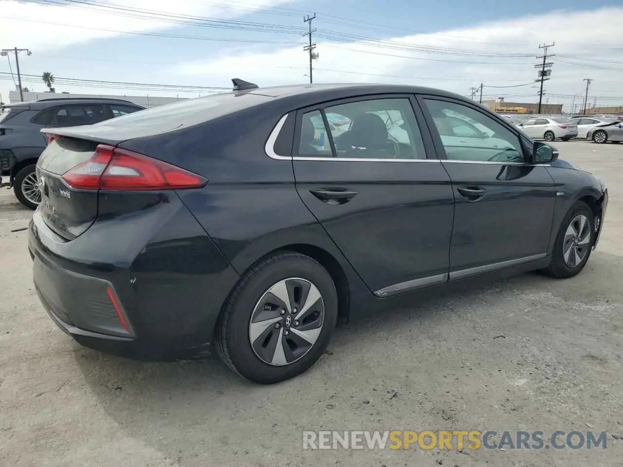 3 Photograph of a damaged car KMHC75LC1KU127889 HYUNDAI IONIQ 2019