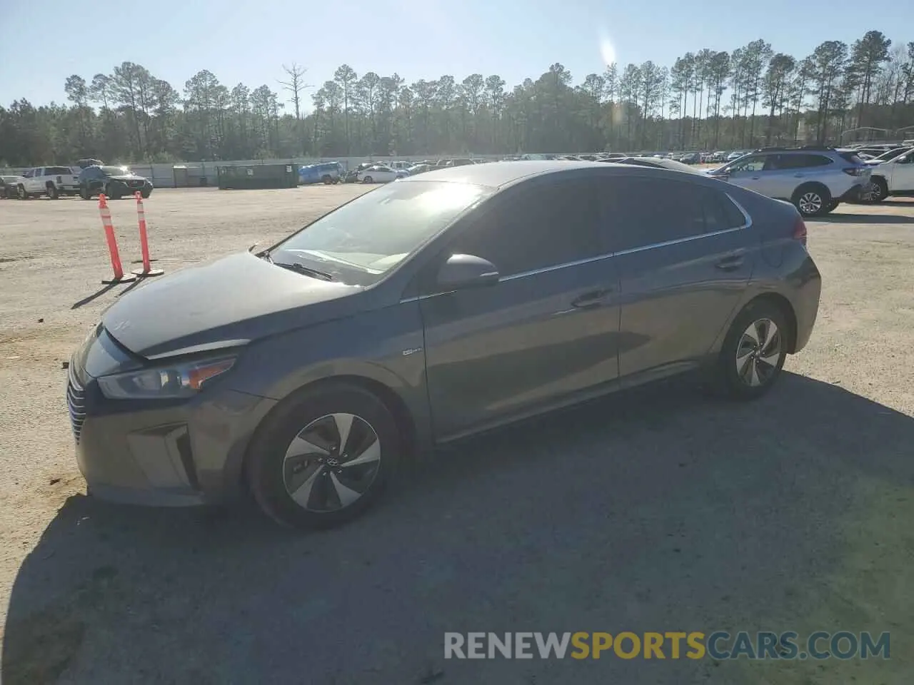 1 Photograph of a damaged car KMHC75LC1KU132316 HYUNDAI IONIQ 2019
