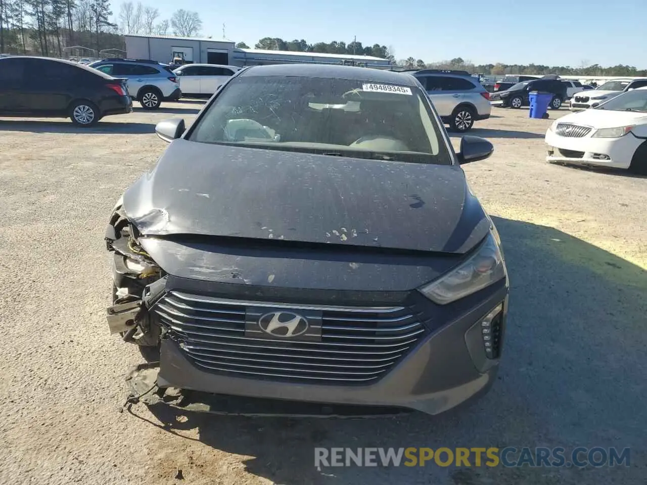 5 Photograph of a damaged car KMHC75LC1KU132316 HYUNDAI IONIQ 2019