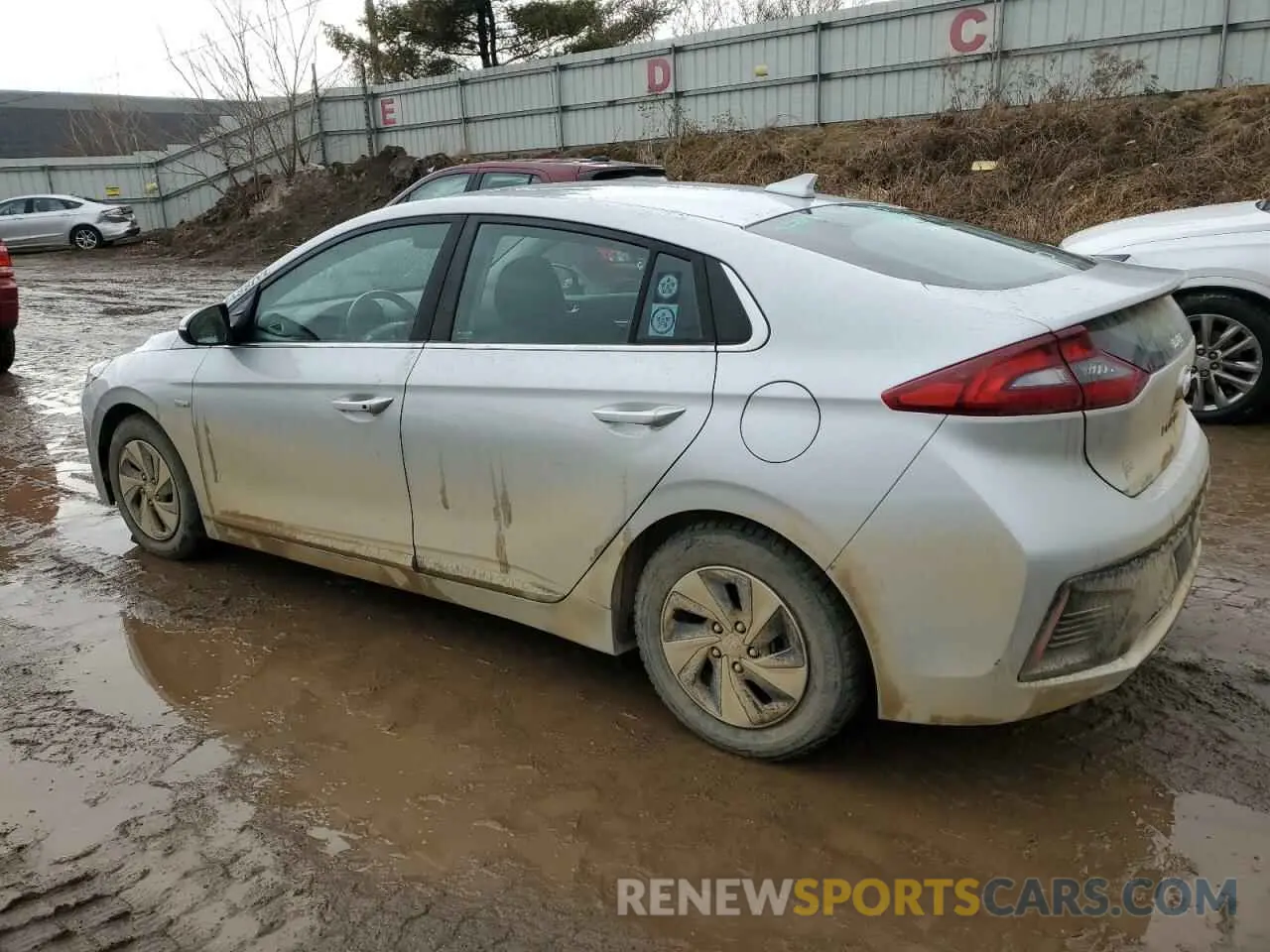 2 Photograph of a damaged car KMHC75LC3KU137470 HYUNDAI IONIQ 2019