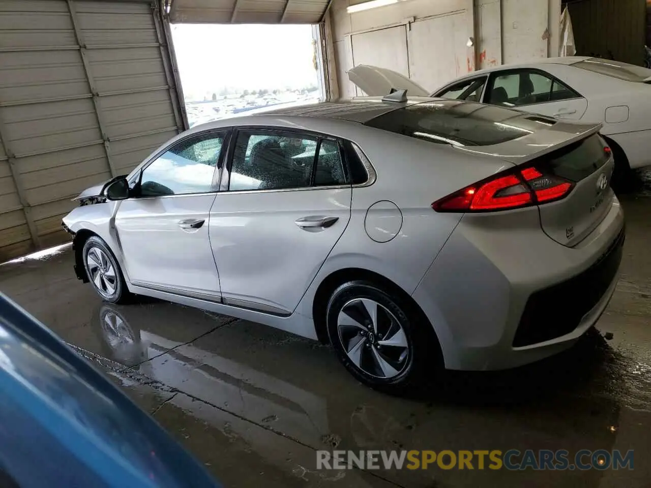 2 Photograph of a damaged car KMHC75LC4KU119558 HYUNDAI IONIQ 2019