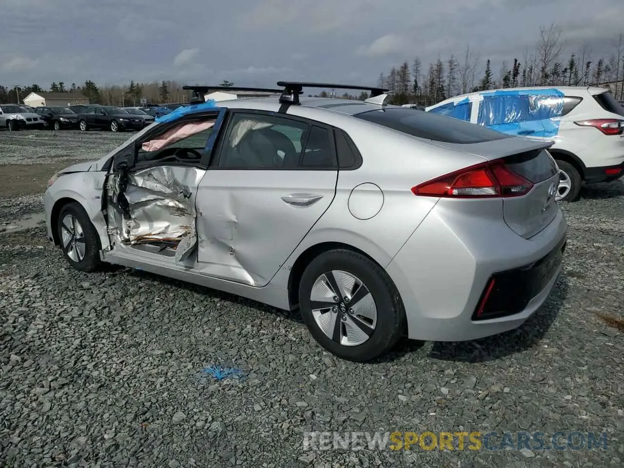 2 Photograph of a damaged car KMHC75LC9KU115103 HYUNDAI IONIQ 2019
