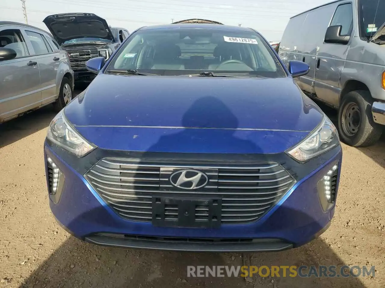 5 Photograph of a damaged car KMHC75LC9KU117854 HYUNDAI IONIQ 2019