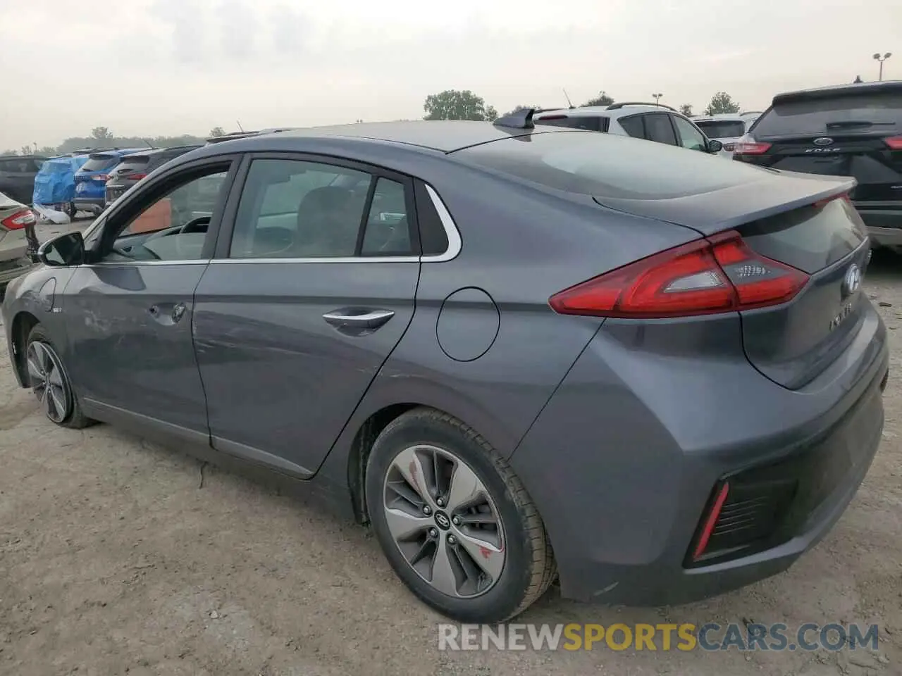 2 Photograph of a damaged car KMHC75LD0KU172590 HYUNDAI IONIQ 2019