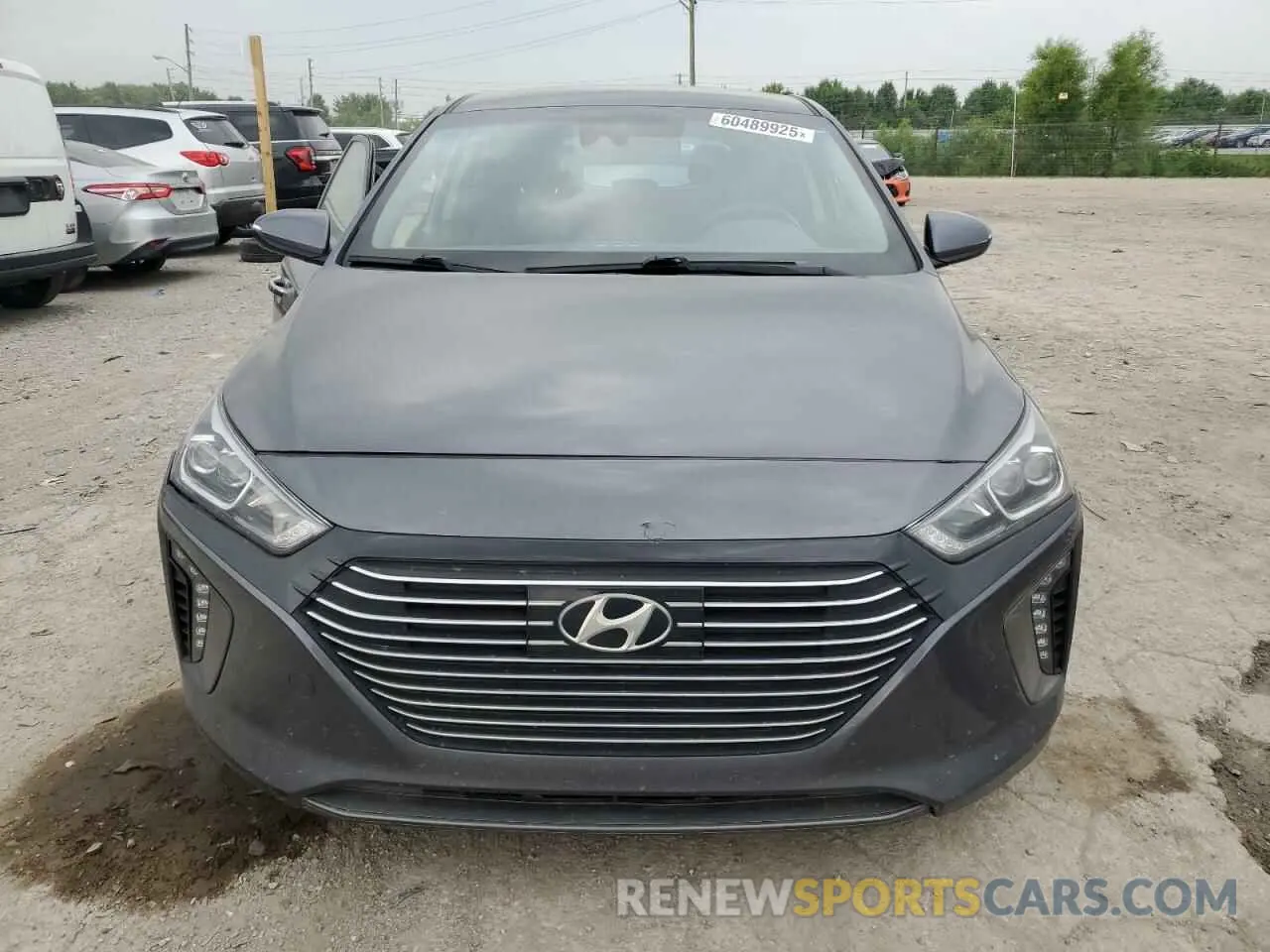 5 Photograph of a damaged car KMHC75LD0KU172590 HYUNDAI IONIQ 2019