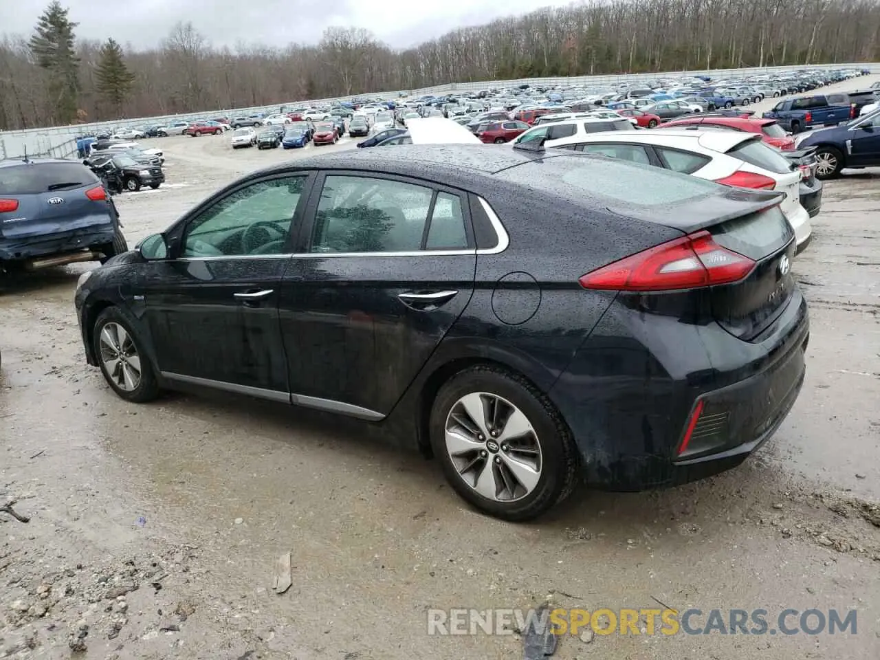 2 Photograph of a damaged car KMHC75LD4KU161835 HYUNDAI IONIQ 2019