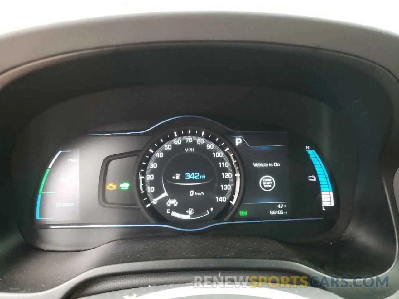 9 Photograph of a damaged car KMHC75LD4KU161835 HYUNDAI IONIQ 2019