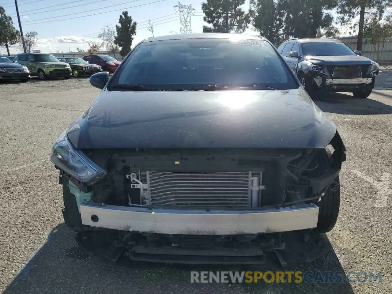 5 Photograph of a damaged car KMHC75LH6KU044387 HYUNDAI IONIQ 2019