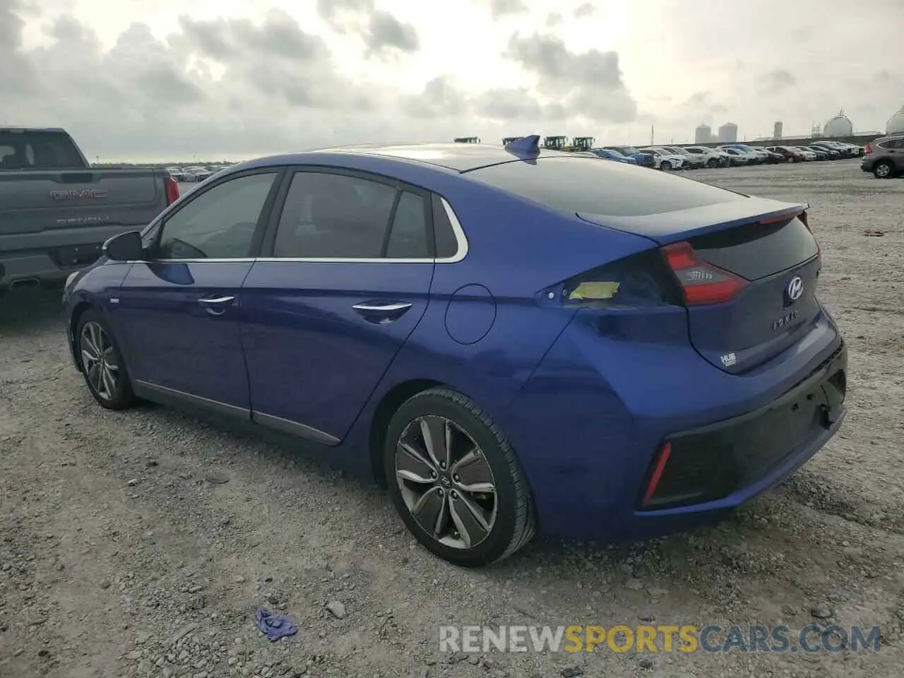 2 Photograph of a damaged car KMHC85LC2KU117806 HYUNDAI IONIQ 2019