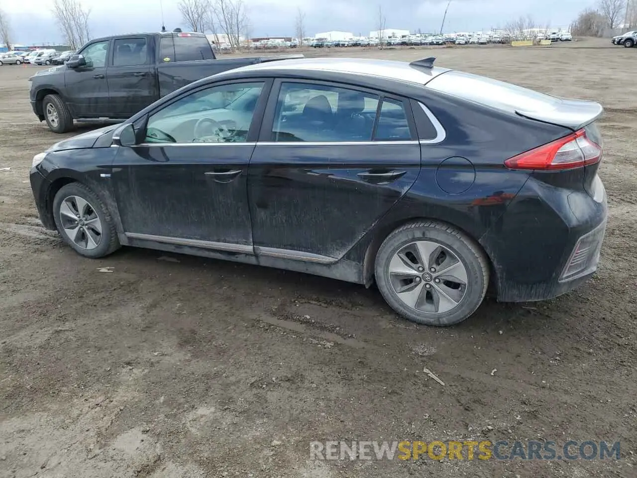2 Photograph of a damaged car KMHC85LH0KU044916 HYUNDAI IONIQ 2019