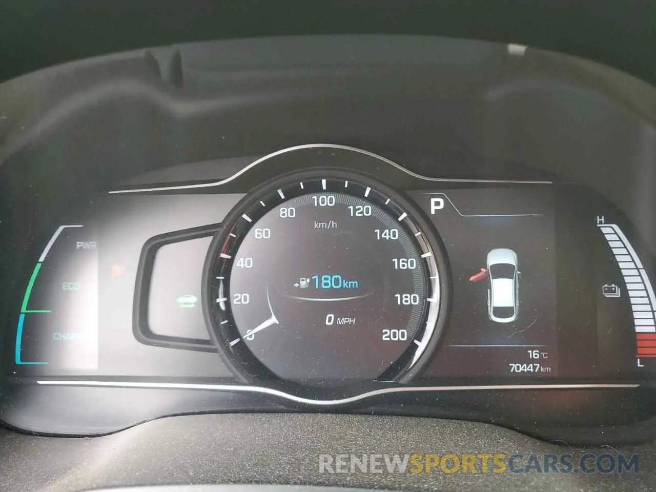 9 Photograph of a damaged car KMHC85LH0KU044916 HYUNDAI IONIQ 2019