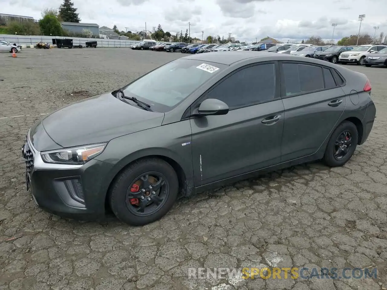 1 Photograph of a damaged car KMHC65LC2LU226385 HYUNDAI IONIQ 2020