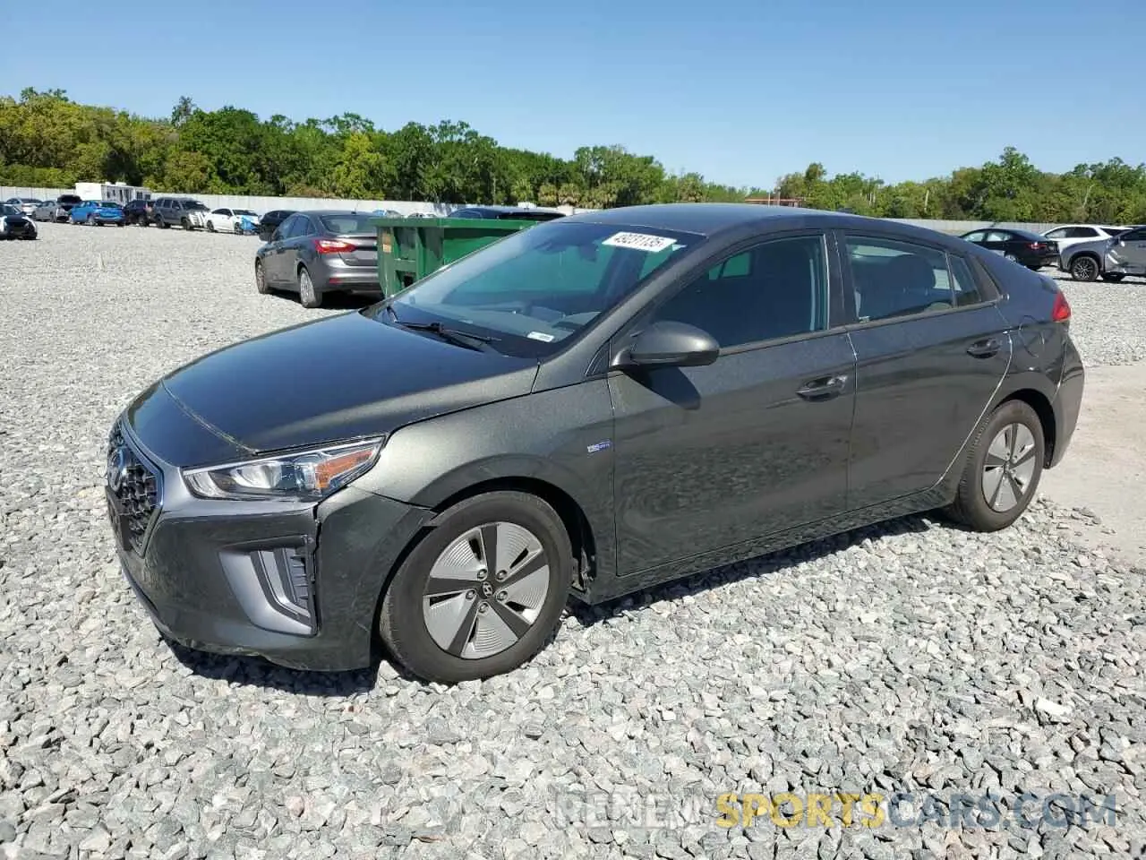 1 Photograph of a damaged car KMHC65LC4LU230826 HYUNDAI IONIQ 2020