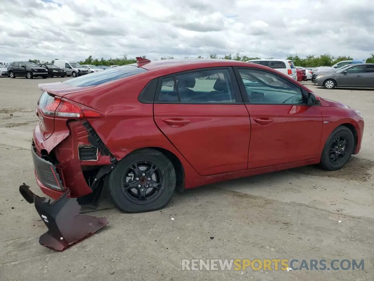 3 Photograph of a damaged car KMHC65LC6LU227863 HYUNDAI IONIQ 2020