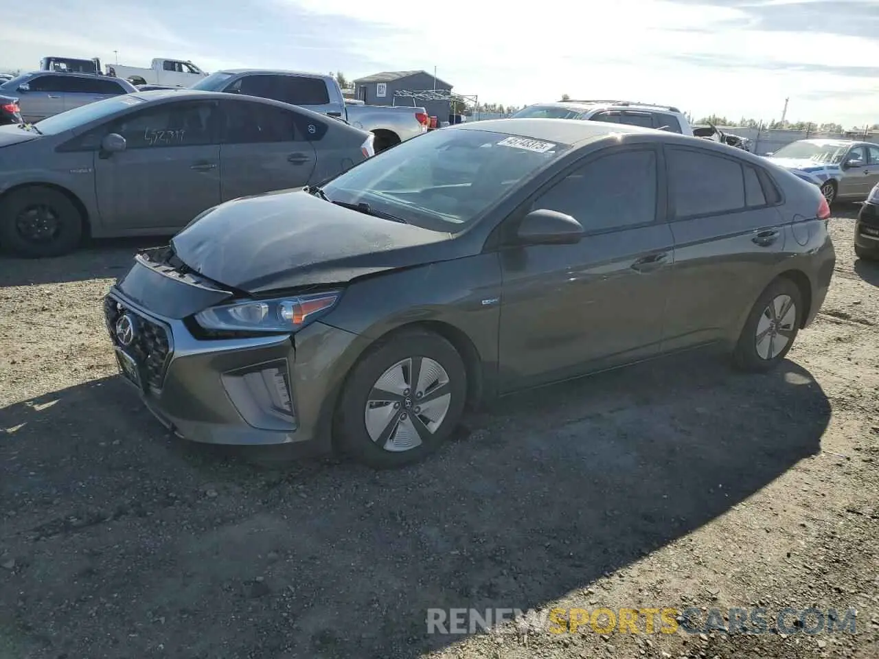 1 Photograph of a damaged car KMHC65LC9LU225864 HYUNDAI IONIQ 2020