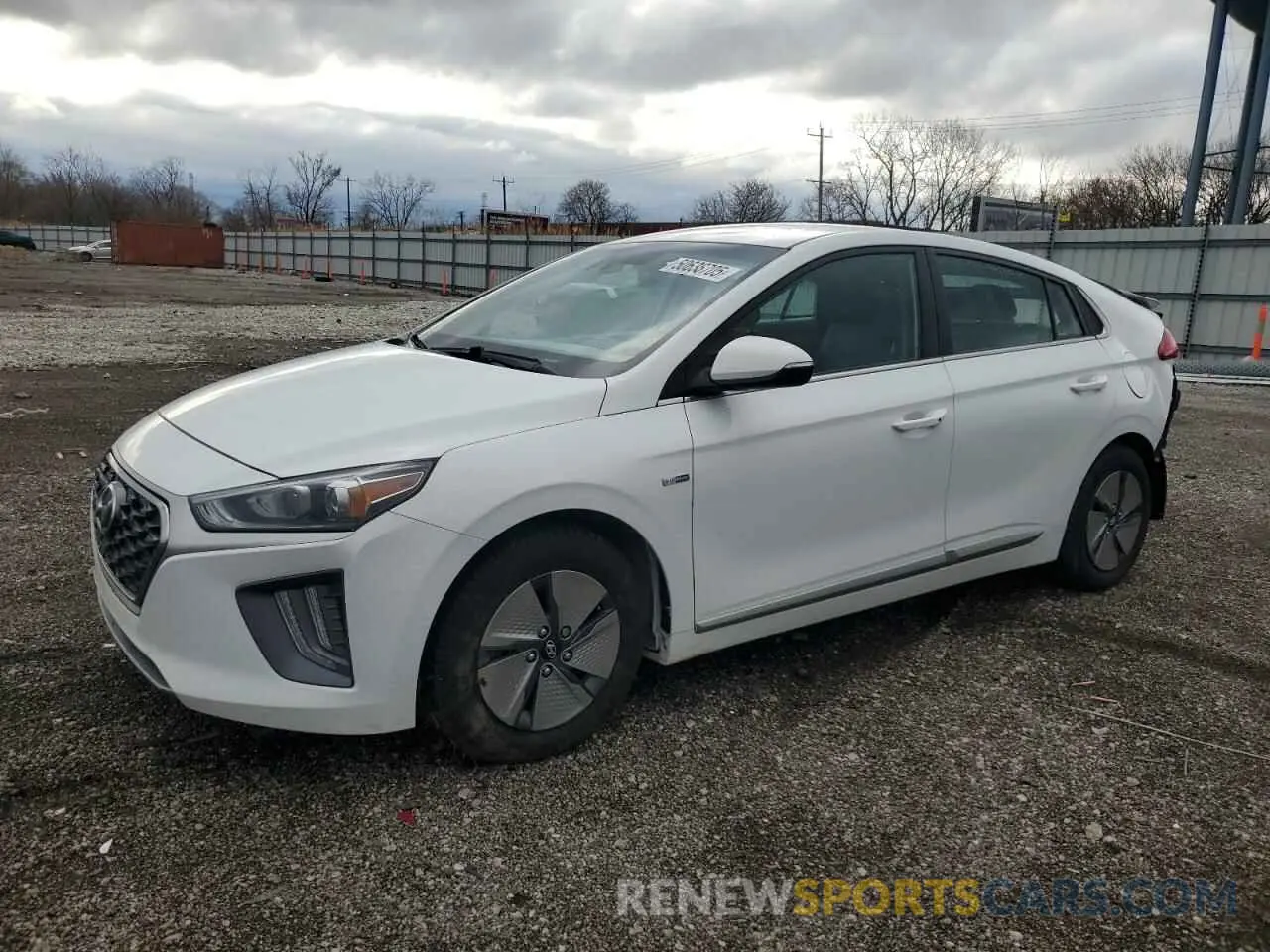 1 Photograph of a damaged car KMHC75LC1LU221370 HYUNDAI IONIQ 2020