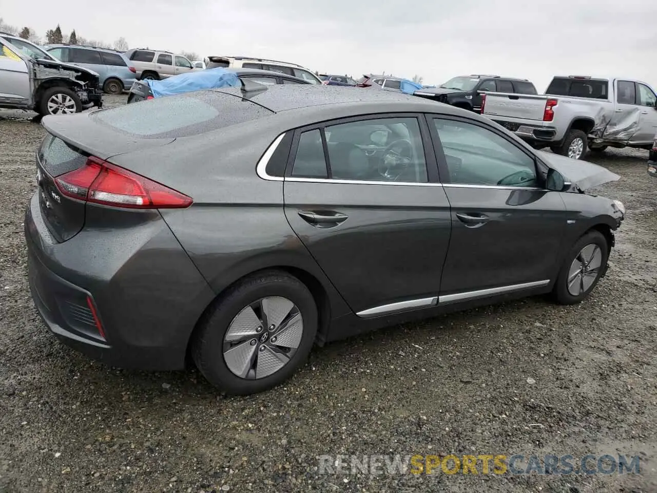 3 Photograph of a damaged car KMHC75LC2LU234192 HYUNDAI IONIQ 2020