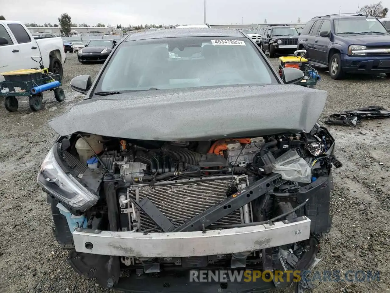 5 Photograph of a damaged car KMHC75LC2LU234192 HYUNDAI IONIQ 2020