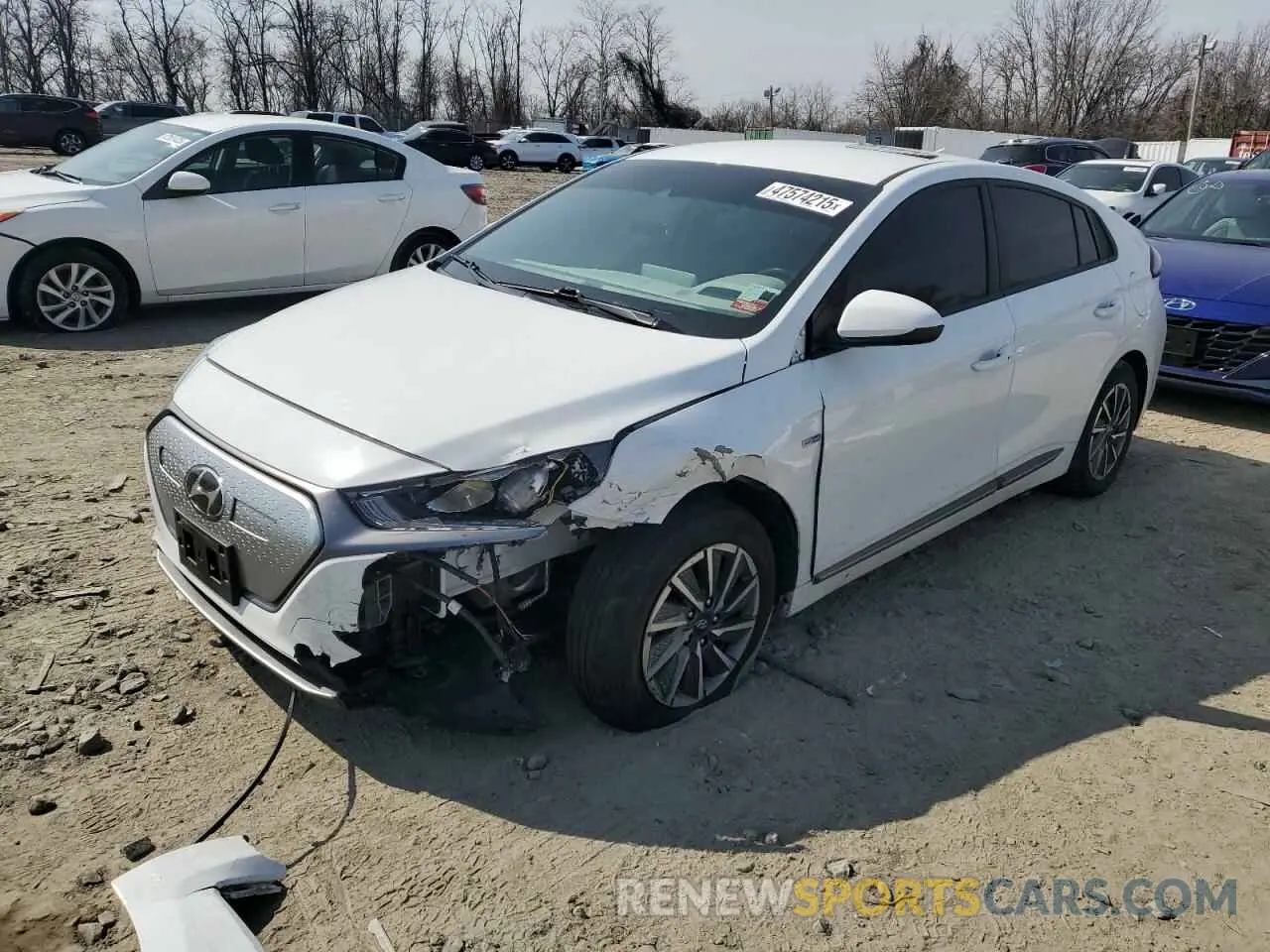 1 Photograph of a damaged car KMHC75LJ6LU071691 HYUNDAI IONIQ 2020